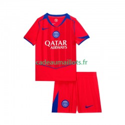 Paris Saint-Germain Maillot avec flocage 3ème 2025-2026 ,Tenue Enfant MC