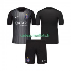 Paris Saint-Germain Maillot avec flocage Gardien Domicile 2025-2026 ,Tenue Enfant MC