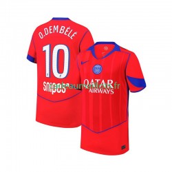 Paris Saint-Germain Maillot avec flocage Ousmane Dembele 10 3ème 2025-2026 ,Homme MC