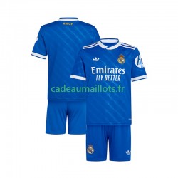 Real Madrid Maillot avec flocage 3ème 2025-2026 ,Tenue Enfant MC