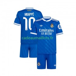 Real Madrid Maillot avec flocage Mbappé Kylian 10 3ème 2025-2026 ,Tenue Enfant MC