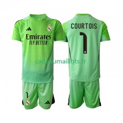 Real Madrid Maillot avec flocage Thibaut Courtois 1 Extérieur 2025-2026 ,Tenue Enfant MC