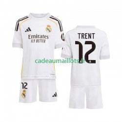 Real Madrid Maillot avec flocage Trent Alexander-Arnold 12 Domicile 2025-2026 ,Tenue Enfant MC