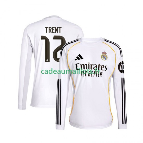 Real Madrid Maillot avec flocage Trent Alexander-Arnold 12 Domicile 2025-2026 ,Homme ML