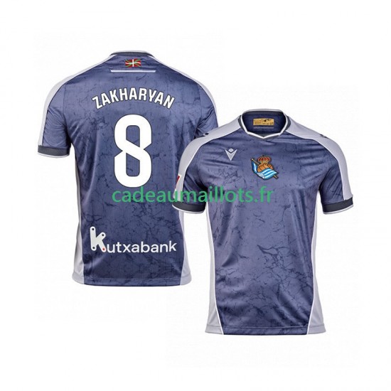Real Sociedad Maillot avec flocage Arsen Zakharyan 8 Extérieur 2025-2026 ,Homme MC
