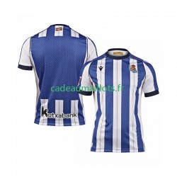 Real Sociedad Maillot avec flocage Domicile 2025-2026 ,Homme MC