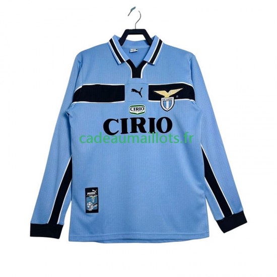 SS Lazio Maillot avec flocage Rétro Domicile 1988 2002 ,Homme ML