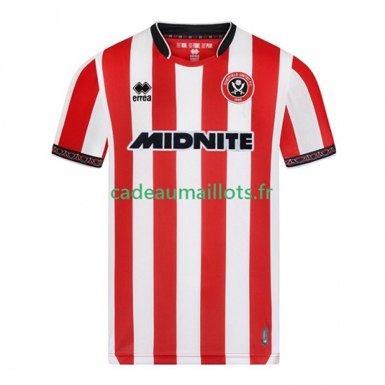 Sheffield United Maillot avec flocage Domicile 2025-2026 ,Homme MC