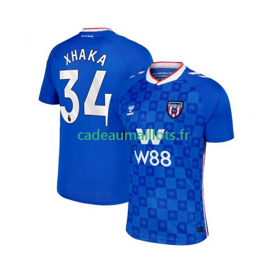 Maillot avec flocage Sunderland Granit Xhaka 34 Extérieur 2025-2026 ,Homme MC