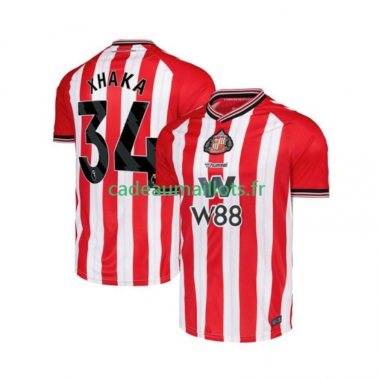 Maillot avec flocage Sunderland Granit Xhaka 34 Domicile 2025-2026 ,Homme MC