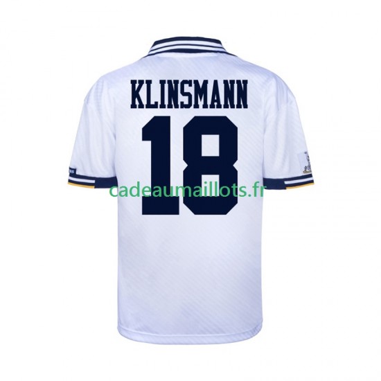 Tottenham Hotspur Maillot avec flocage Rétro Domicile 1994 ,Homme MC