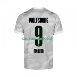 VfL Wolfsburg Maillot avec flocage Mohamed Amoura 9 Extérieur 2025-2026 ,Homme MC