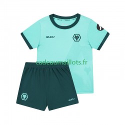 Wolverhampton Wanderers Maillot avec flocage Extérieur 2025-2026 ,Tenue Enfant MC