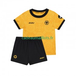 Wolverhampton Wanderers Maillot avec flocage Domicile 2025-2026 ,Tenue Enfant MC