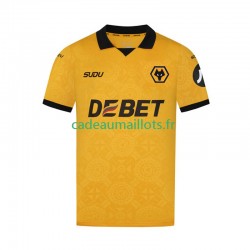 Wolverhampton Wanderers Maillot avec flocage Domicile 2025-2026 ,Homme MC
