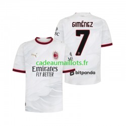 AC Milan Maillot avec flocage Gimenez 7 Extérieur 2026-2027 ,Homme MC