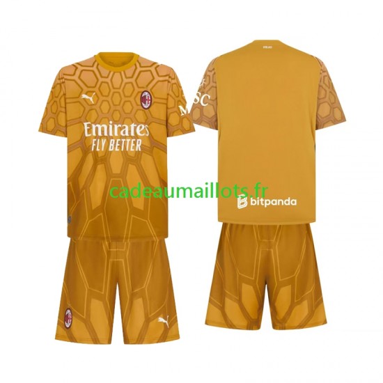 AC Milan Maillot avec flocage Gardien Domicile 2026-2027 ,Tenue Enfant MC AC Milan Maillot avec flocage Gardien Domicile 2026-2027 ,Tenue Enfant MC