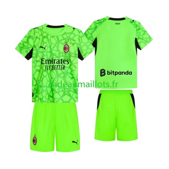 AC Milan Maillot avec flocage Gardien 3ème 2026-2027 ,Tenue Enfant MC