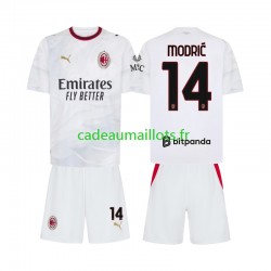 AC Milan Maillot avec flocage Modrić Luka 14 Extérieur 2026-2027 ,Tenue Enfant MC