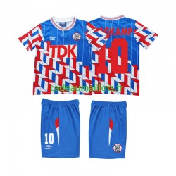 Ajax Amsterdam Maillot avec flocage BERGKAMP 10 Rétro Extérieur 1989 1990 ,Tenue Enfant ML