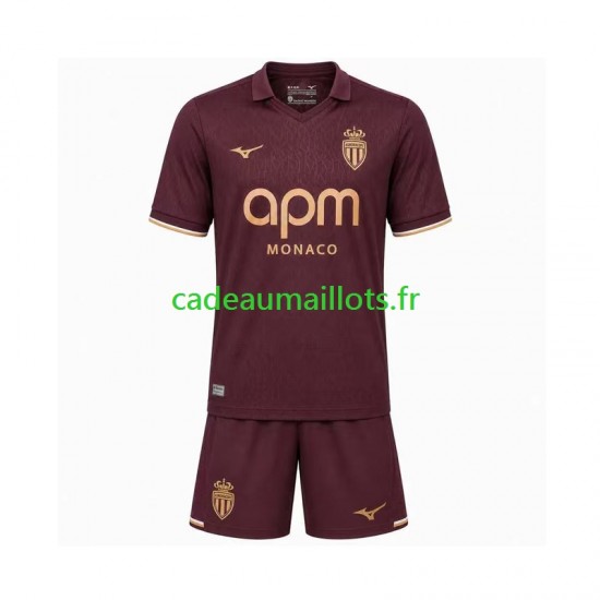 AS Monaco Maillot avec flocage Extérieur 2026-2027 ,Tenue Enfant MC