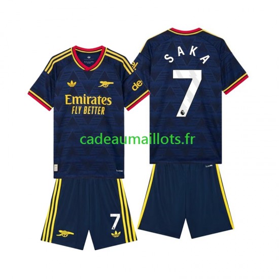 Arsenal Maillot avec flocage Bukayo Saka 7 Extérieur 2026-2027 ,Tenue Enfant MC