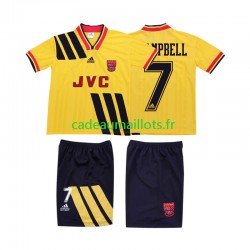 Arsenal Maillot avec flocage CAMPBELL 7 Rétro Extérieur 1993 1994 ,Tenue Enfant MC Arsenal Maillot avec flocage CAMPBELL 7 Rétro Extérieur 1993 1994 ,Tenue Enfant MC