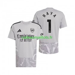 Arsenal Maillot avec flocage David Raya 1 Gardien Domicile 2026-2027 ,Homme MC