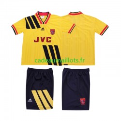 Arsenal Maillot avec flocage Rétro Extérieur 1993 1994 ,Tenue Enfant MC