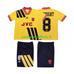 Arsenal Maillot avec flocage WRIGHT 8 Rétro Extérieur 1993 1994 ,Tenue Enfant MC