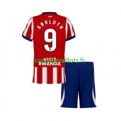 Atlético Madrid Maillot avec flocage Alexander Sorloth 9 Domicile 2026-2027 ,Tenue Enfant MC