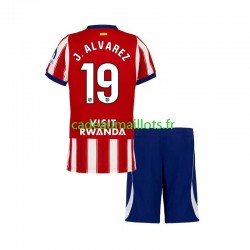 Atlético Madrid Maillot avec flocage Julian Alvarez 19 Domicile 2026-2027 ,Tenue Enfant MC