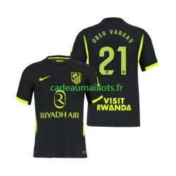 Atlético Madrid Maillot avec flocage Obed Vargas 21 Extérieur 2026-2027 ,Homme MC