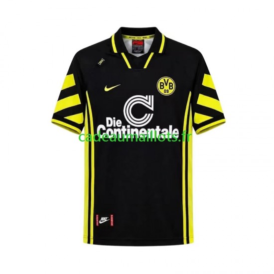 Borussia Dortmund Maillot avec flocage Rétro Extérieur 1996 ,Homme MC