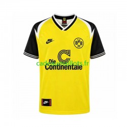 Borussia Dortmund Maillot avec flocage Rétro Domicile 1995 ,Homme MC