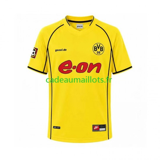 Borussia Dortmund Maillot avec flocage Rétro Domicile 2010 ,Homme MC