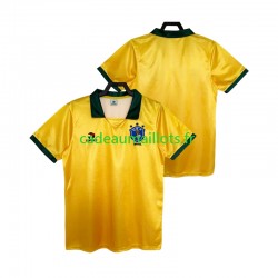 Brésil Maillot avec flocage Rétro Domicile 1988 ,Homme MC