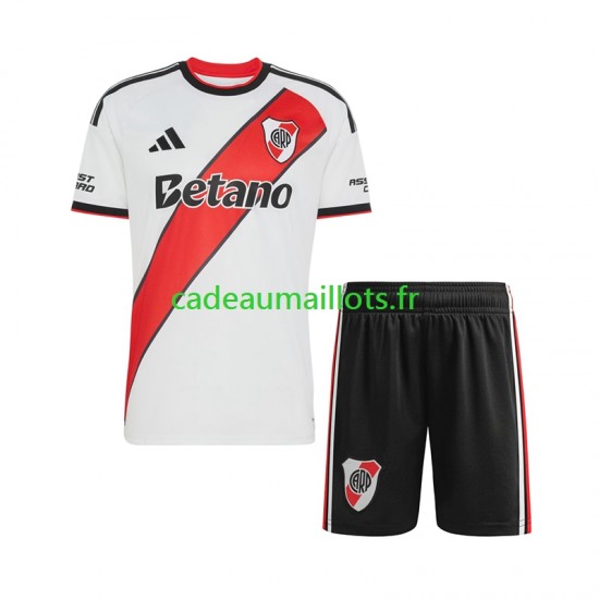 CA River Plate Maillot avec flocage Domicile 2026-2027 ,Tenue Enfant MC