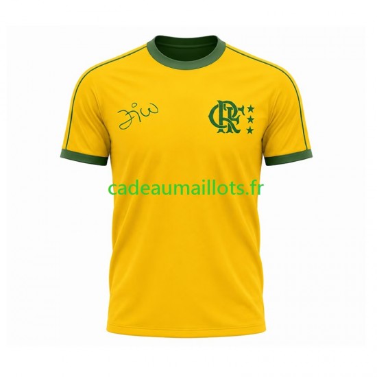 CR Flamengo Maillot avec flocage Rétro Domicile ,Homme MC