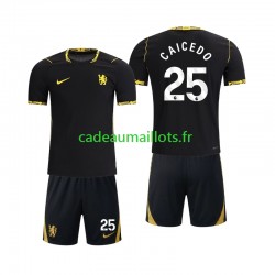 Chelsea Maillot avec flocage Moises Caicedo 25 Extérieur 2026-2027 ,Tenue Enfant MC Chelsea Maillot avec flocage Moises Caicedo 25 Extérieur 2026-2027 ,Tenue Enfant MC