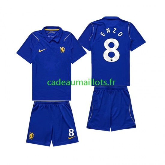 Maillot avec flocage Chlesea Enzo Fernandez 8 Domicile 2026-2027 ,Tenue Enfant MC