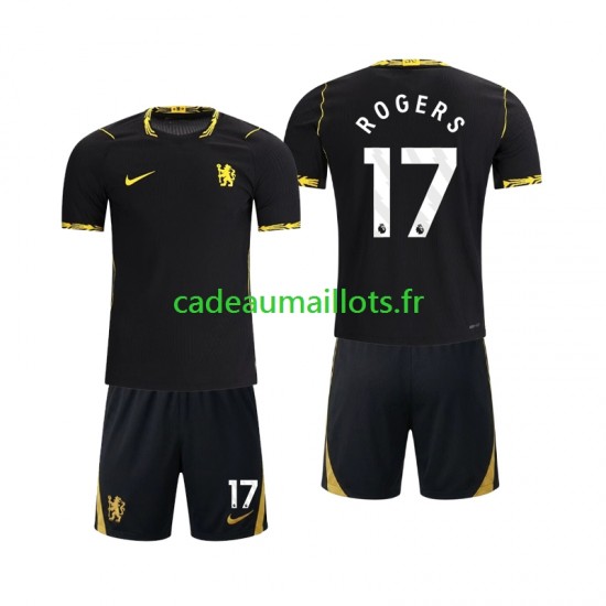 Maillot avec flocage Chlesea Morgan Rogers 17 Extérieur 2026-2027 ,Tenue Enfant MC