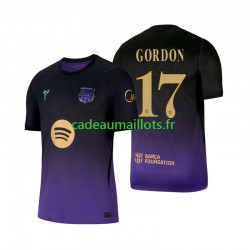 FC Barcelone Maillot avec flocage Anthony Gordon 17 Extérieur 2026-2027 ,Homme MC