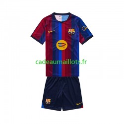 FC Barcelone Maillot avec flocage Domicile 2026-2027 ,Tenue Enfant MC