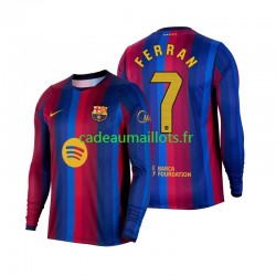 FC Barcelone Maillot avec flocage Ferran Torres 7 Domicile 2026-2027 ,Homme ML