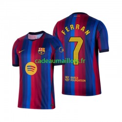 FC Barcelone Maillot avec flocage Ferran Torres 7 Domicile 2026-2027 ,Homme MC