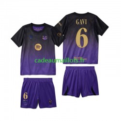 FC Barcelone Maillot avec flocage Gavi 6 Extérieur 2026-2027 ,Tenue Enfant MC