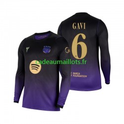 FC Barcelone Maillot avec flocage Gavi 6 Extérieur 2026-2027 ,Homme ML