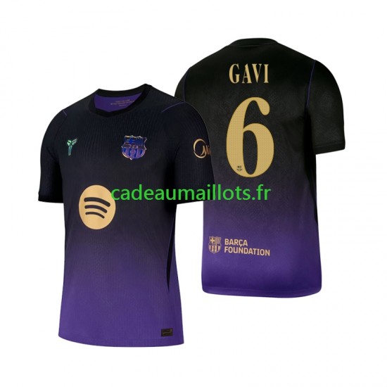 FC Barcelone Maillot avec flocage Gavi 6 Extérieur 2026-2027 ,Homme MC