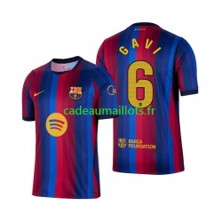 FC Barcelone Maillot avec flocage Gavi 6 Domicile 2026-2027 ,Homme MC